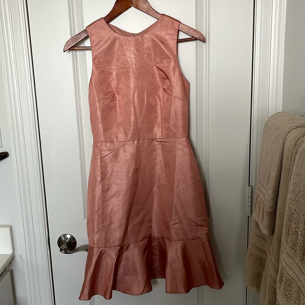 Peach dress